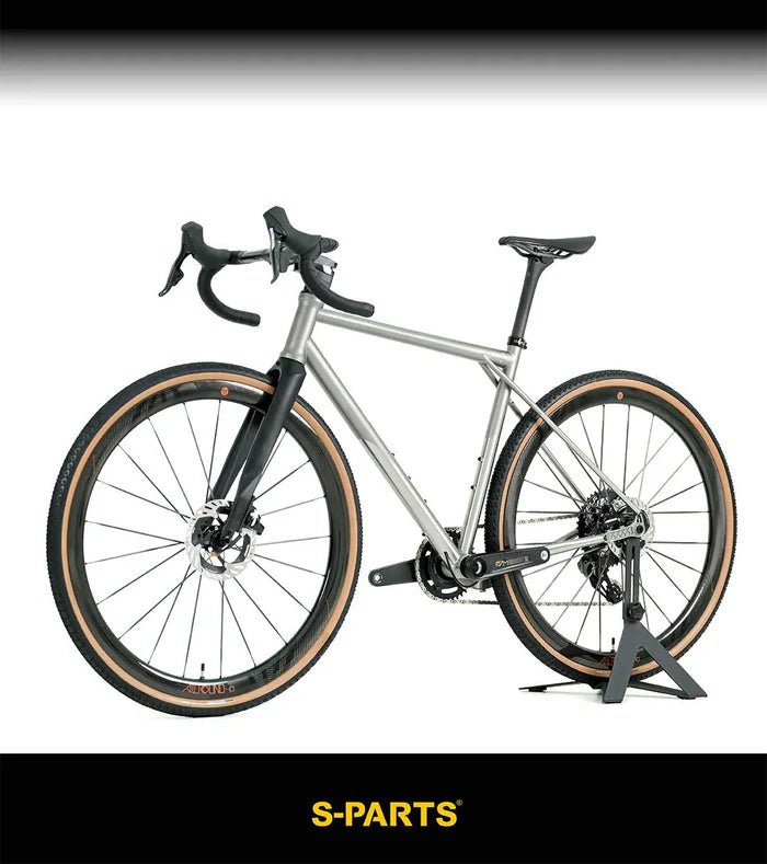 Just discovered the ultimate upgrade for my bike: the titanium gravel bike frame from SpartsTi! 🚴♂️✨