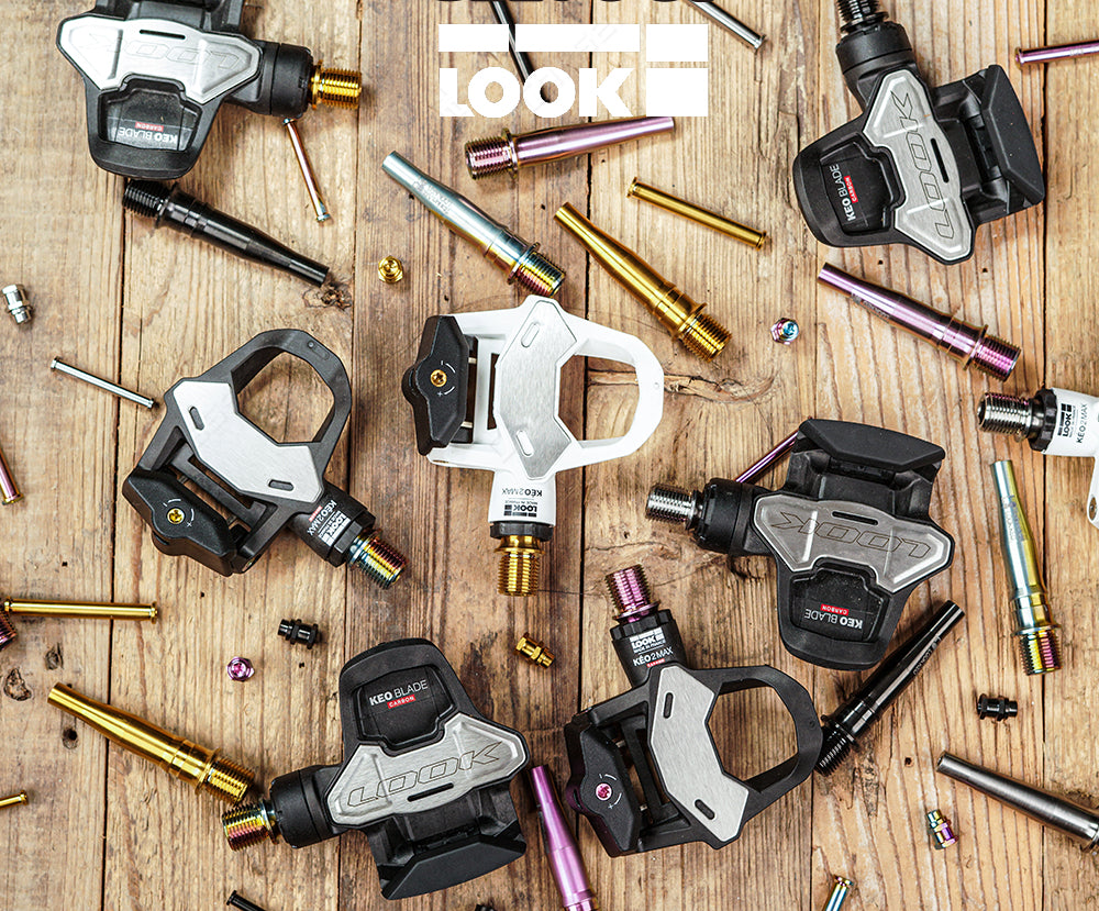 LOOK KEO2 MAX et BLADE Kit de mise à niveau léger - Solution de pédale performance en titane