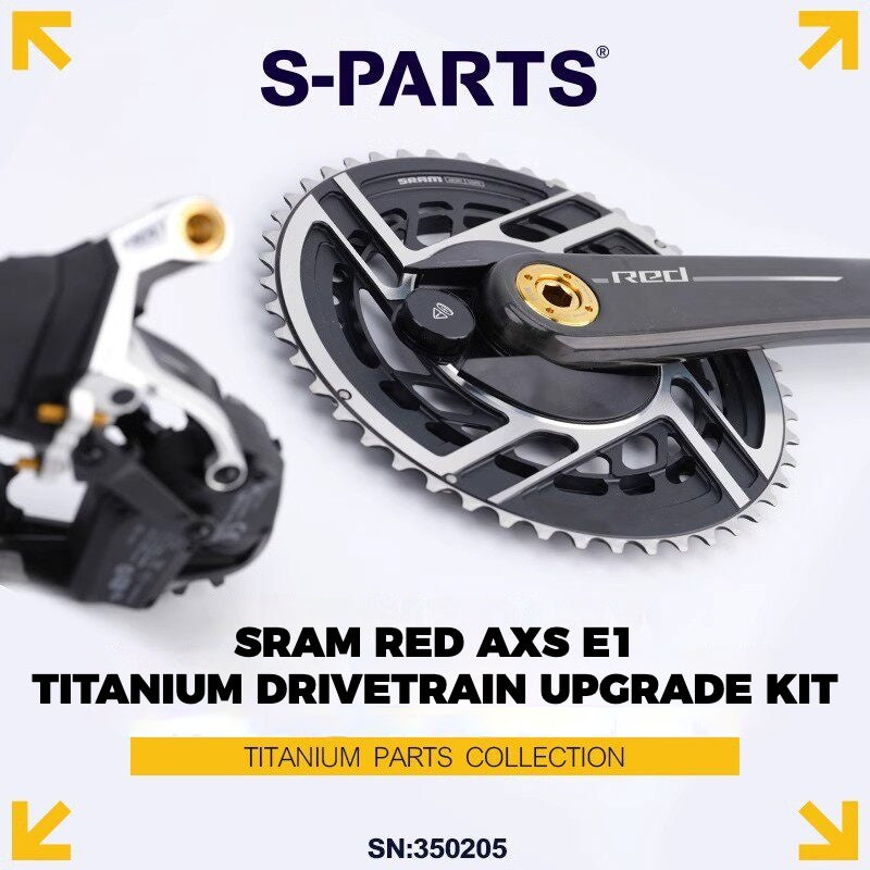 Viti per deragliatore in titanio S-PARTS compatibili con SRAM RED AXS