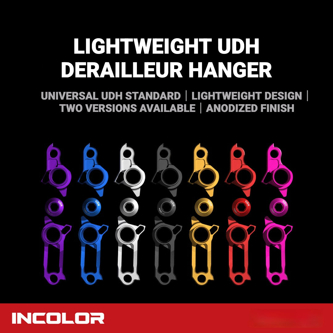 INCOLOR Lightweight UDH Derailleur Hanger for Trek Madone Gen 8, Quicker One & Specialized S-Works Tarmac SL9 | 7075-T6 Aluminum