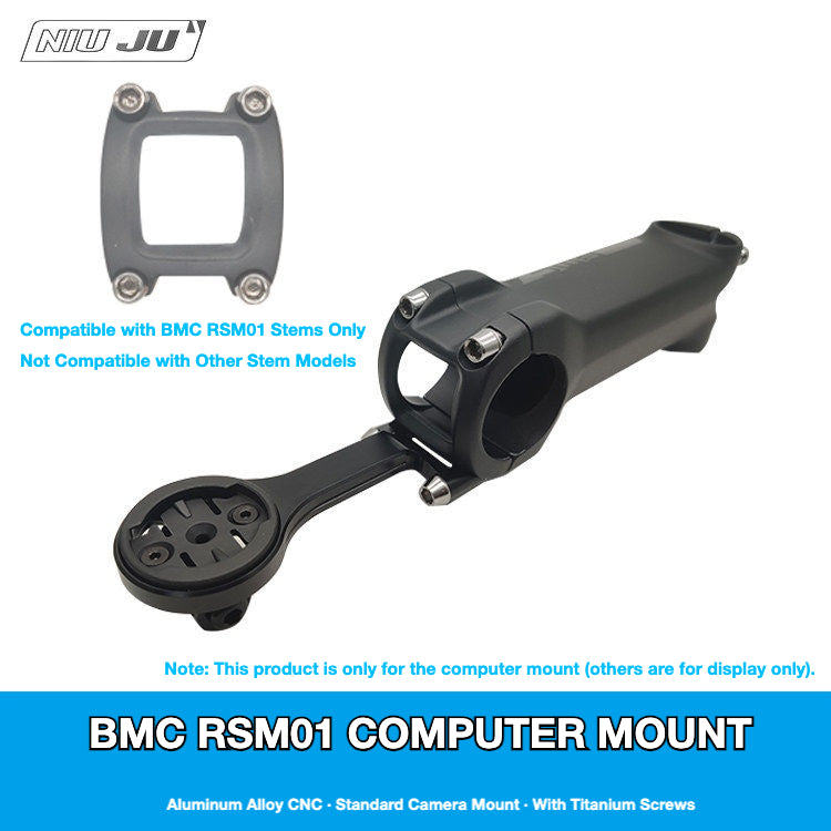 NIUJU BMC RSM01 Computer Mount | Teammachine SLR01 Roadmachine 02 Garmin Wahoo Mount