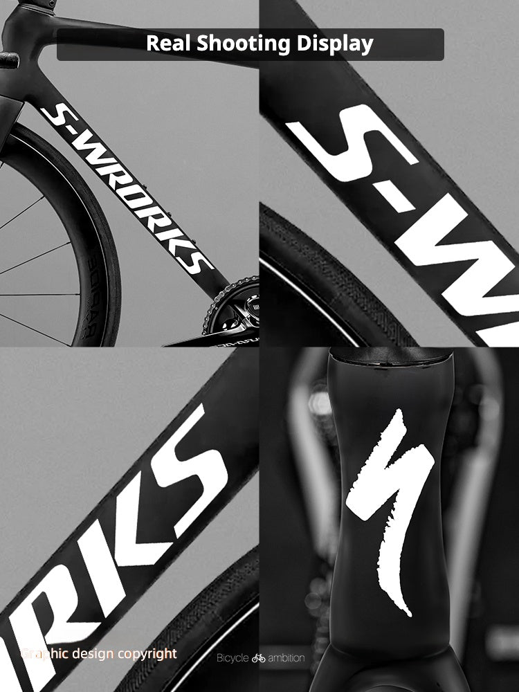 Tarmac SL8 Логотип Наклейки – 2 на нижнюю трубу + 1 на рулевую трубу для Specialized S-WORKS