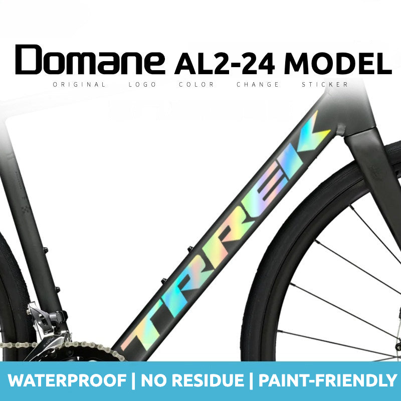 Compatible with TREK DOMANE AL2 Road Bike Frame OEM Logo Cover Color Change Waterproof Decal Sticker