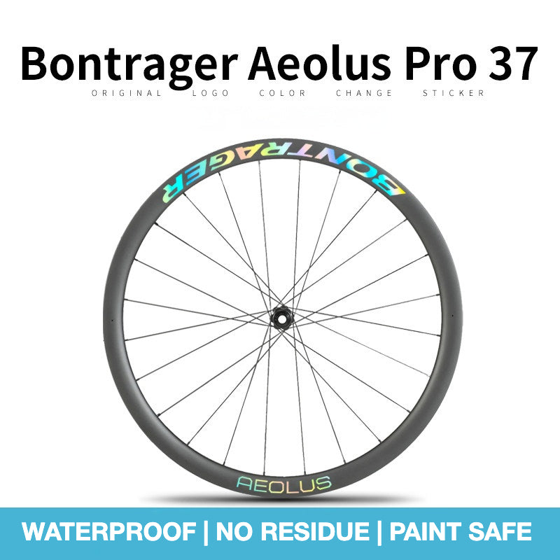 Bontrager Aeolus Pro 37 Wheel Decal Kit | Carbon Road Bike Rim Sticker Set