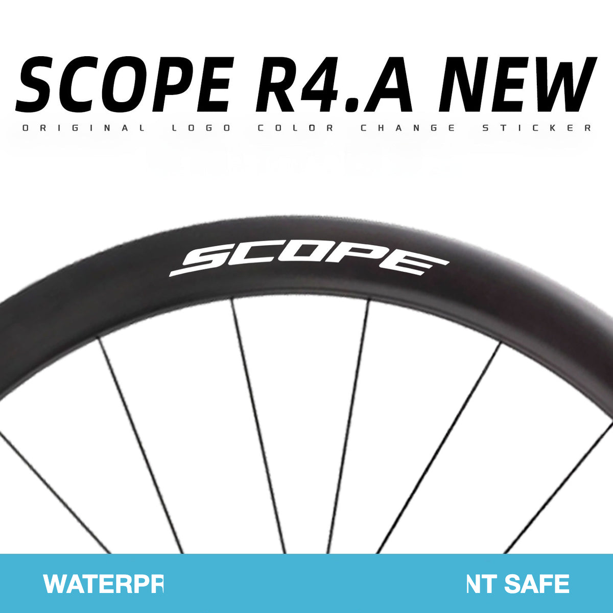 Scope R4.A NEW Wheel Decal Sticker Kit – Logo Cover & Color Change
