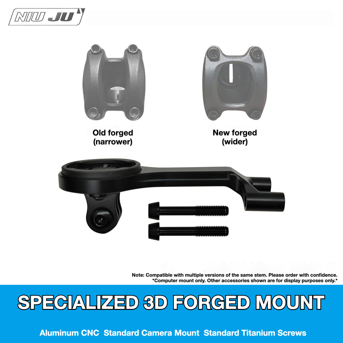 Specialized 3D Forged Stem Computer Mount for Tarmac