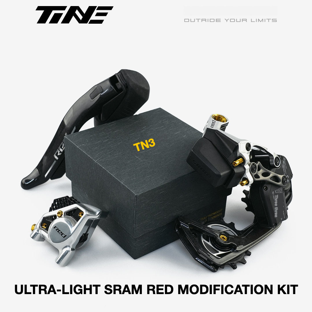 TiNE Titanium Bolt Kit for SRAM RED AXS Groupset | Complete Bike Hardware Upgrade | Save 61.3g