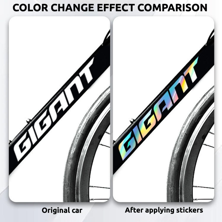 2025 Giant TCR Advanced Gen 10 Frame Logo Decals | Custom Waterproof OEM Overlay Stickers