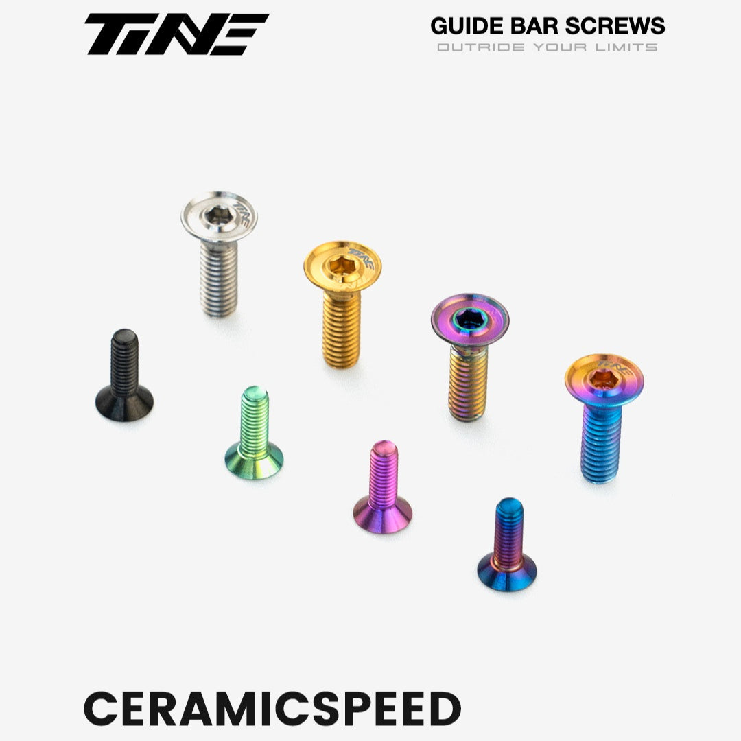 TiNE Titanium Guide Pulley Screws – CERAMICSPEED OSPW Compatible