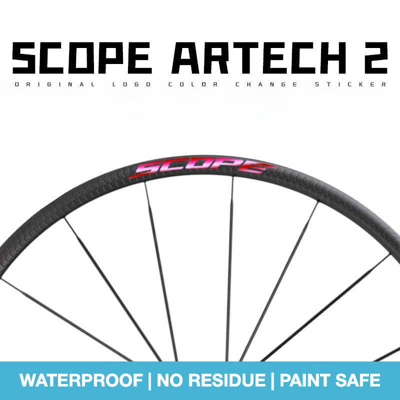 Scope Artech 2 Wheel Decal Sticker Kit – Logo Cover & Color Change