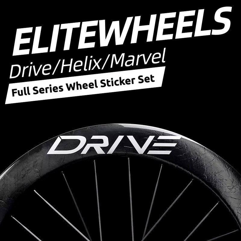 Elitewheels Drive / Helix / Marvel II 휠 데칼 | 커스텀 로드 바이크 림 스티커