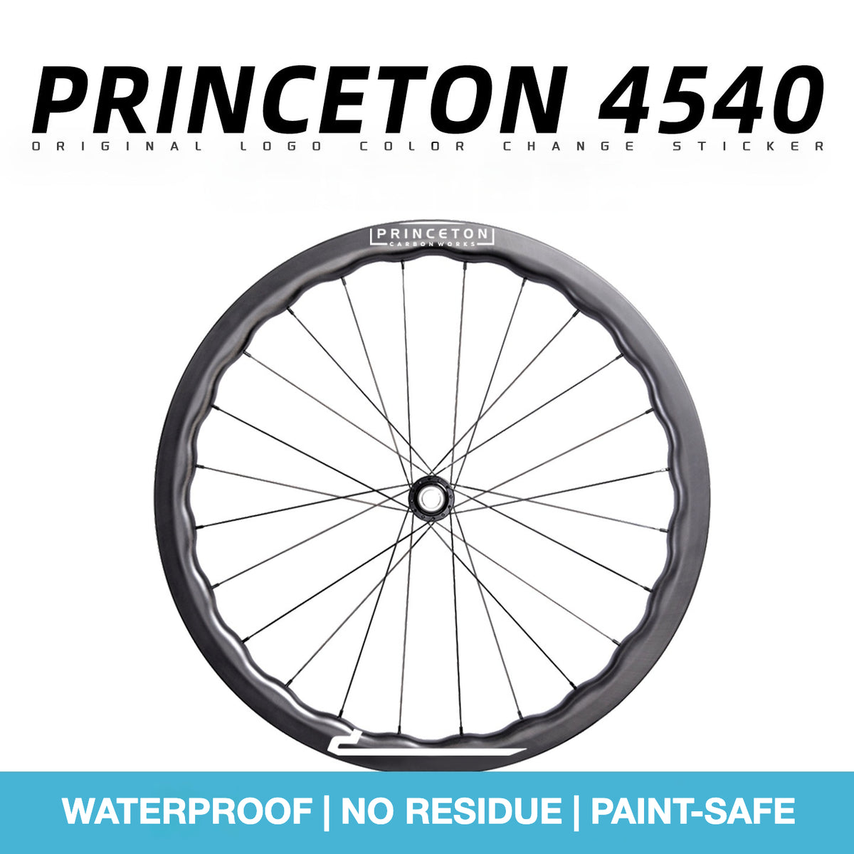 Princeton 4540 Wheel Decal Sticker Kit – Logo Cover & Color Change