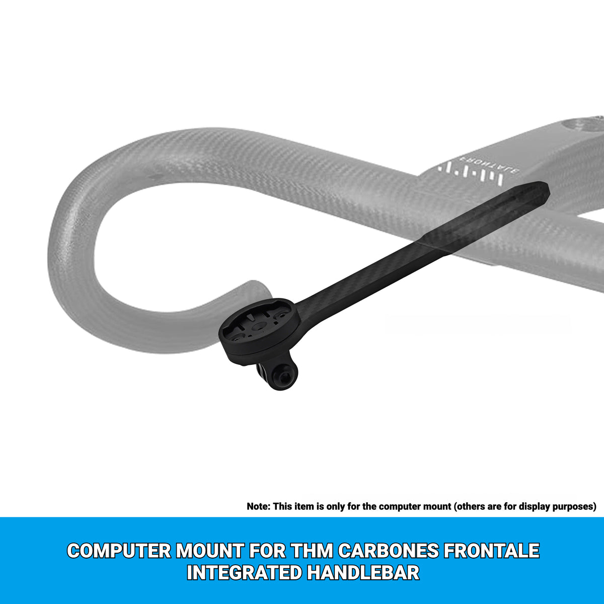 NIUJU Carbon Fiber Computer Mount for THM Carbones FRONTALE Integrated Handlebar | Garmin GoPro