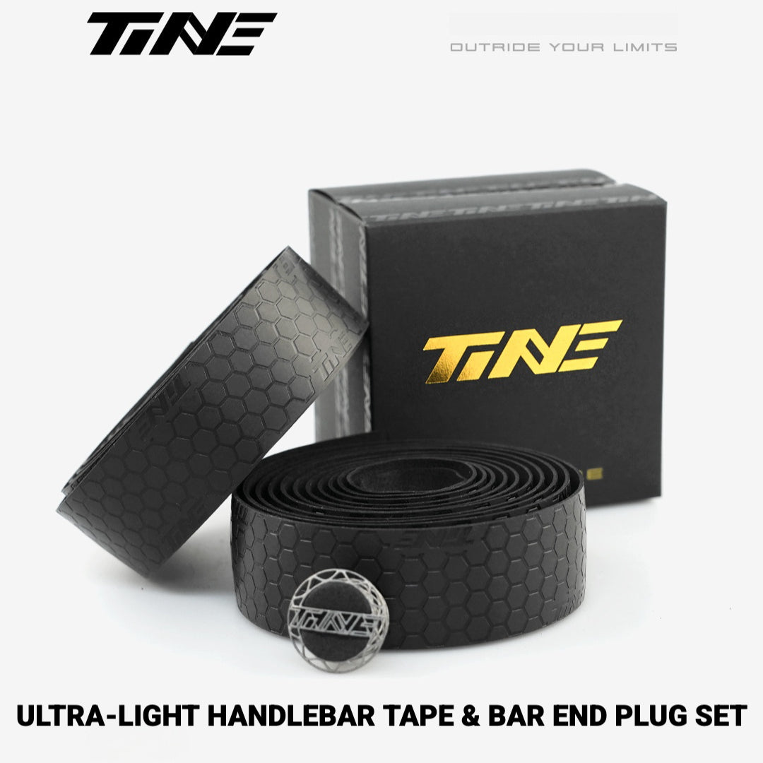 TiNE Ultra-Light Honeycomb Road Bike Handlebar Tape – Anti-Slip, Sweat Absorbing & Shock Absorbing 44g