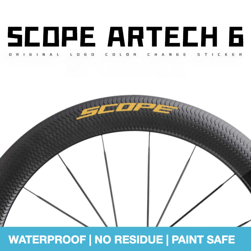 Scope Artech 6 Wheel Decal Sticker Kit – Logo Cover & Color Change