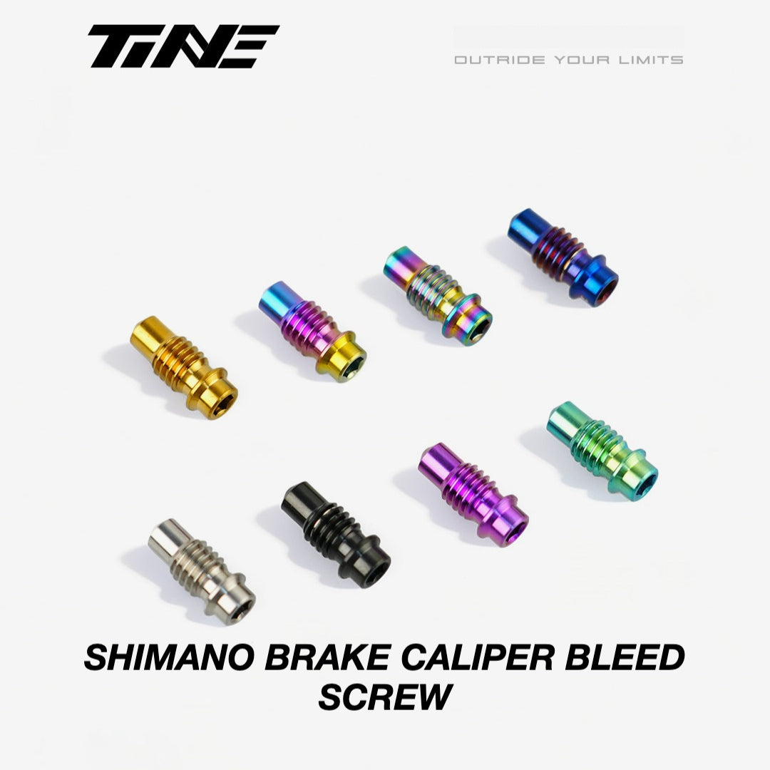TiNE Titanium Shimano Brake Caliper Bleed Screw | Ultra-Light Road Bike Upgrade