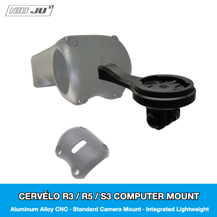 NIUJU Cervélo R5 R3 S3 Stem Computer Mount | Bar Fly Style Garmin Wahoo Mount
