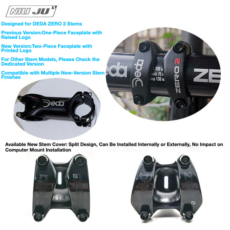 NIUJU Colnago V3 DEDA ZERO2 Computer Mount | Lightweight Garmin Wahoo Stem Mount