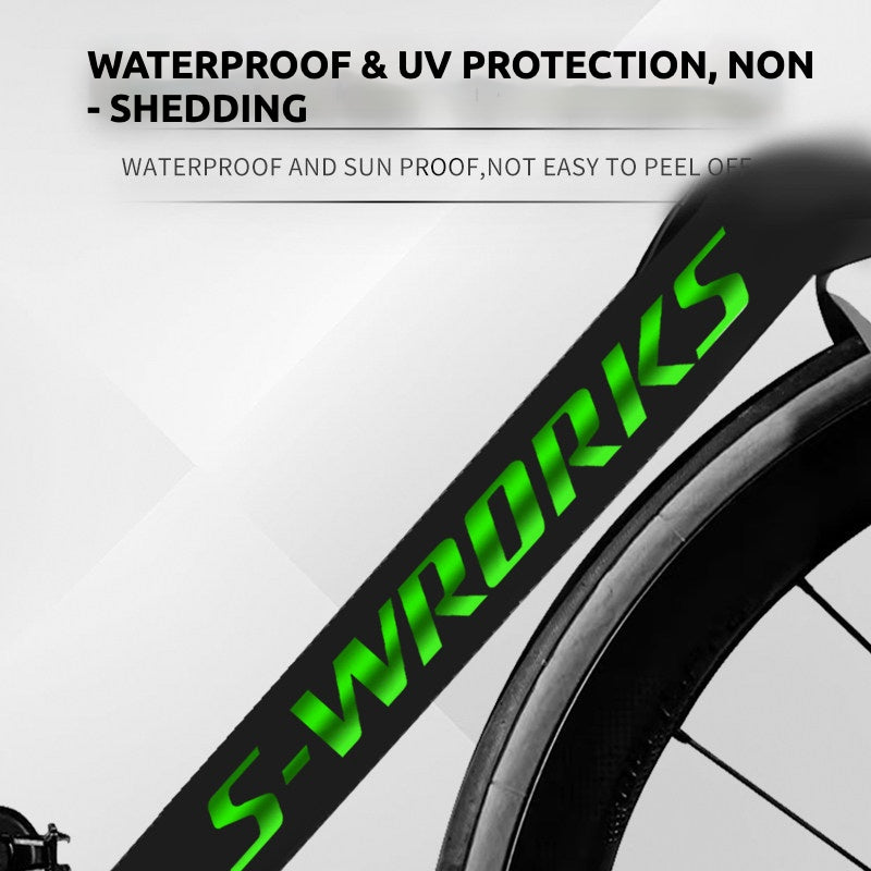 Specialized S-Works SL7 프레임 로고 컬러 변경 데칼 스티커 | 방수 커스텀 로드 바이크 프레임 데칼