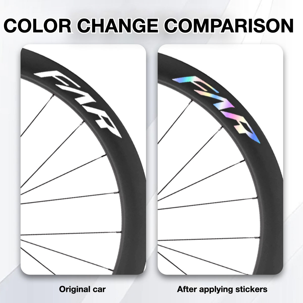 2025 FARSPORTS C5 Wheel Decal Sticker Kit – Logo Cover & Color Change