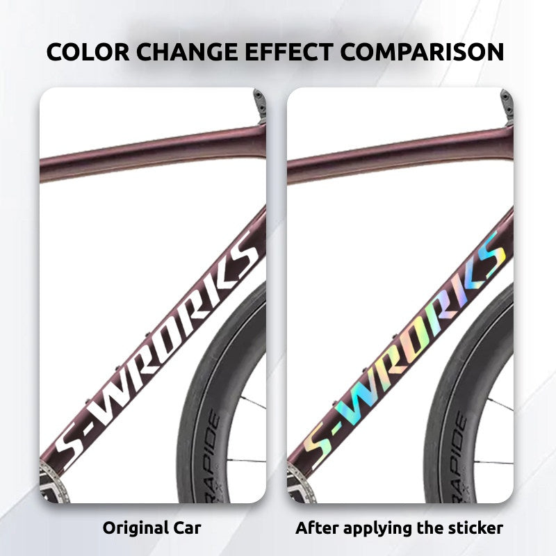 Specialized S-Works Tarmac SL8 Frame Logo Cover Decal Sticker | Waterproof Custom Road Bike Frame Decal