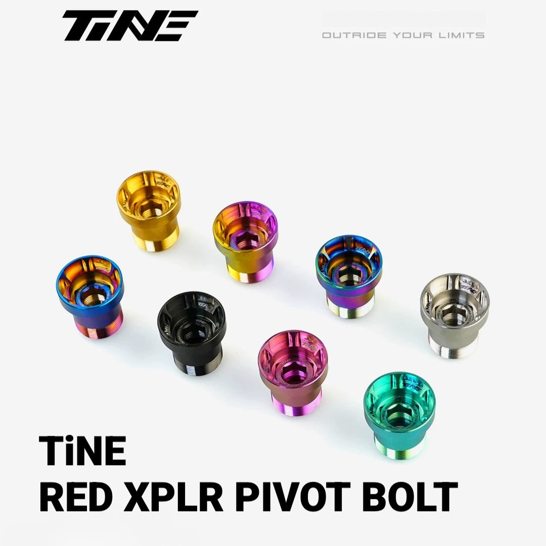 TiNE TC4 Titanium Rear Derailleur Cage Pivot Bolt for SRAM RED XPLR | 11.3g Lightweight Upgrade