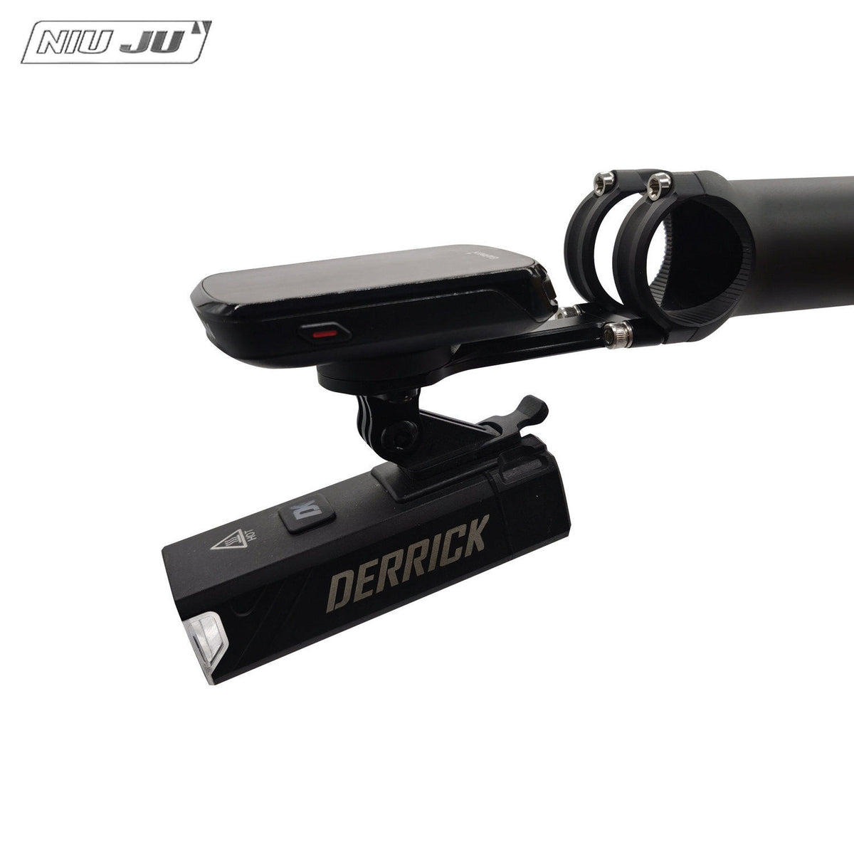 NIUJU EXS ULTRA RR Computer Mount | Garmin Wahoo GoPro Aero Stem Mount