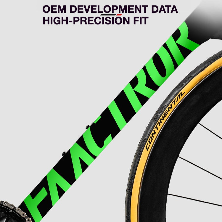 FACTOR O2 VAM Downtube Logo Sticker | Road Bike Frame Custom Color Decal Kit