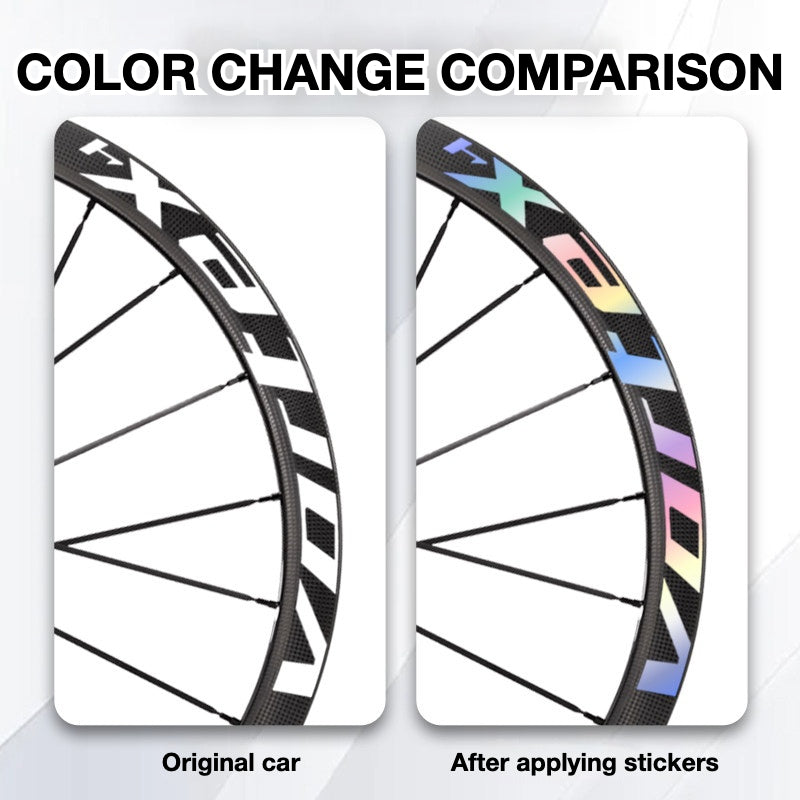 Vortex N4 Wheel Decal Sticker Kit – Logo Cover & Color Change