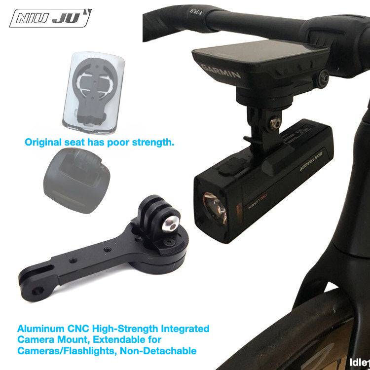 NIUJU BMC SLR01 / TMR01 Computer Mount | Garmin Wahoo GoPro Replacement Mount