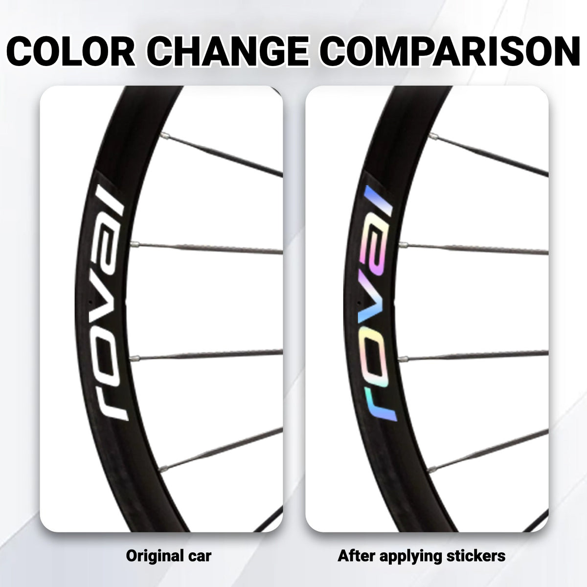 Roval Alpinist CLX 3 Wheel Decals | Waterproof Custom Rim Stickers for Specialized Carbon Wheels