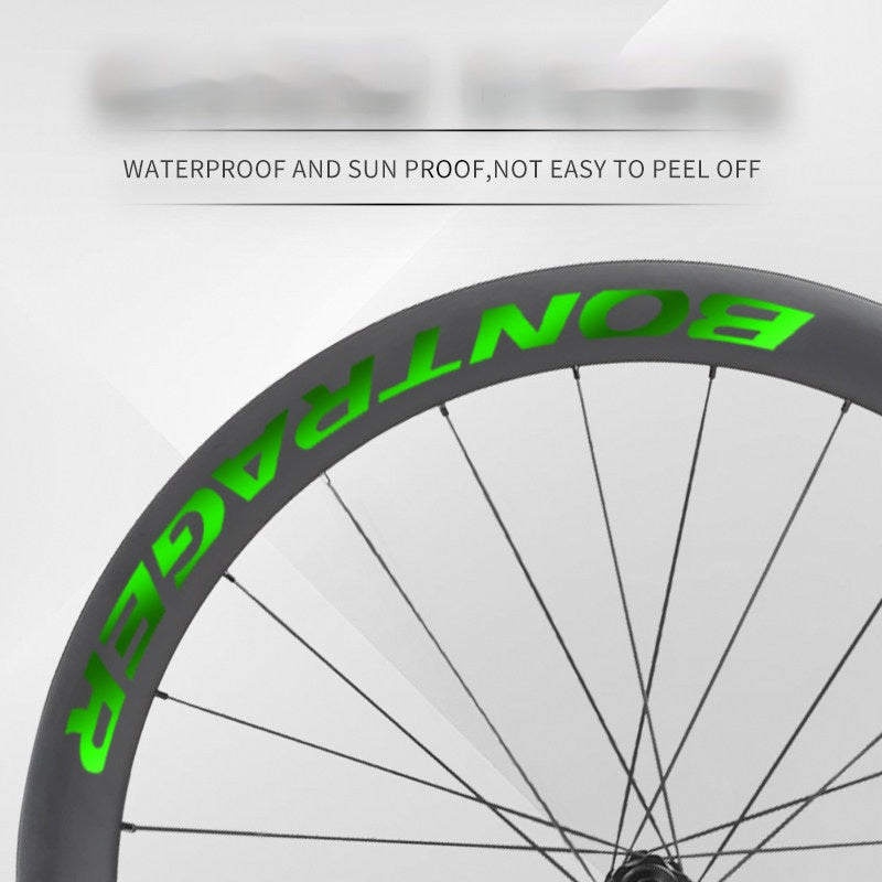 Bontrager Aeolus Pro 51 Autocollants de décalcomanie | Décalcomanies de jante personnalisées pour roues carbone | Vinyle imperméable