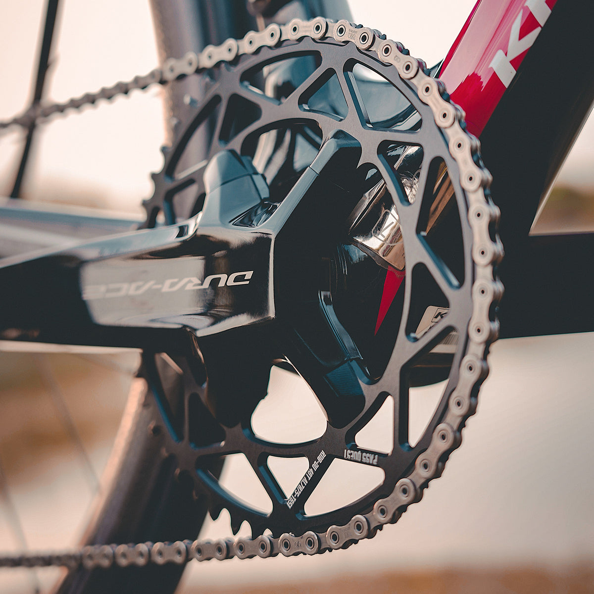 PASS QUEST 110BCD Chainring Bolt Cover Set for Shimano R9200 / R8100 / R7100 | CNC 7075
