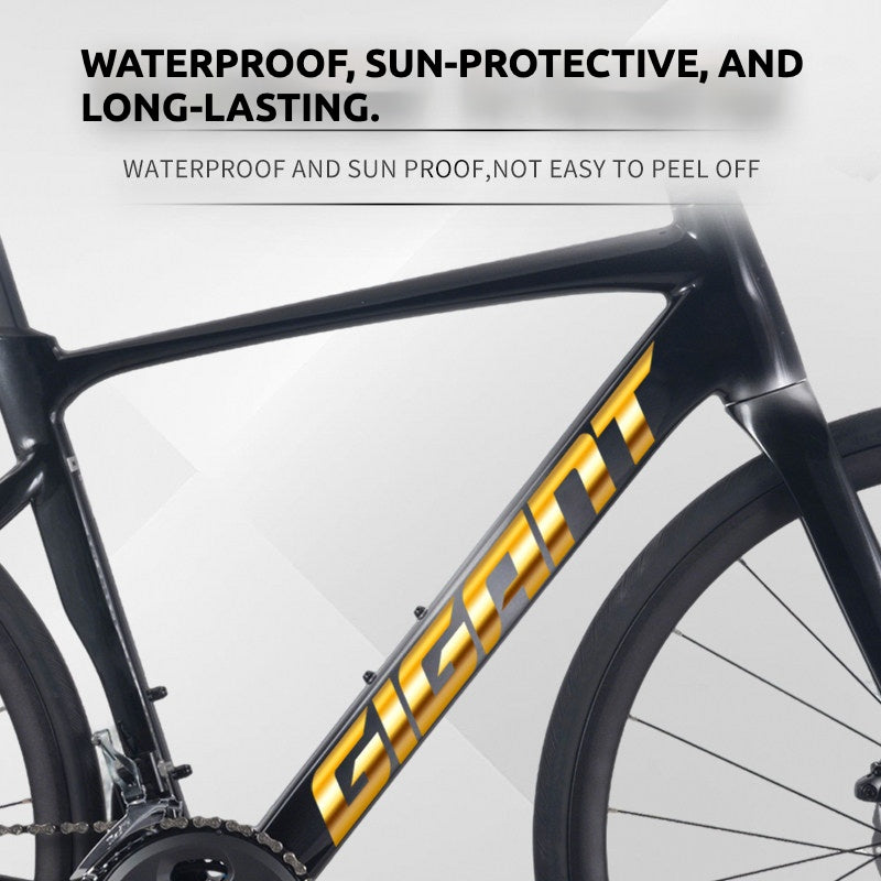 2025 Giant FCR Frame Logo Overlay Decals | Custom Waterproof Sticker Kit