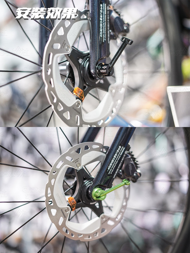 Perno passante a sgancio rapido nascosto in lega di titanio ultraleggero da 12 mm per Giant PP/TCR