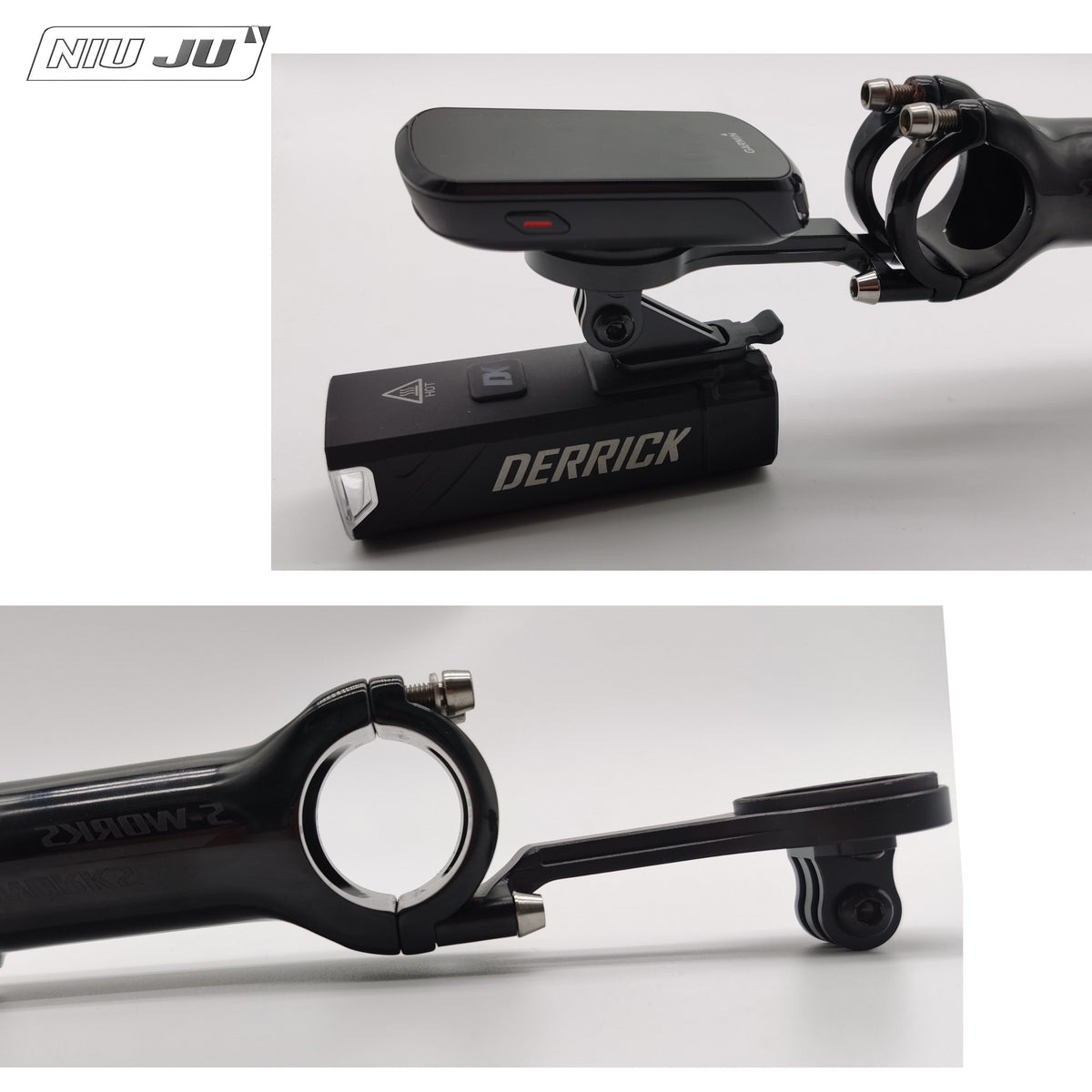 Specialized S-Works SL Alloy Stem Computer Mount for Roval / Garmin / WAHOO