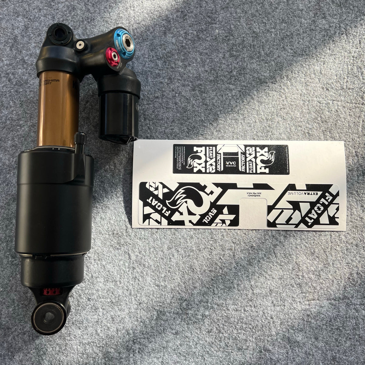 Custom Decal Kit for FOX FLOAT X2 Rear Shock | Waterproof MTB Shock Stickers | DH / AM / Full Suspension