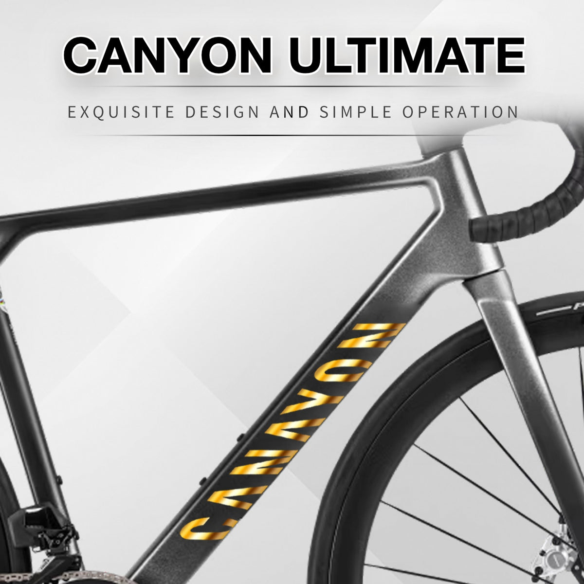 Canyon Ultimate Frame Decal Sticker Kit – Logo Cover & Color Change