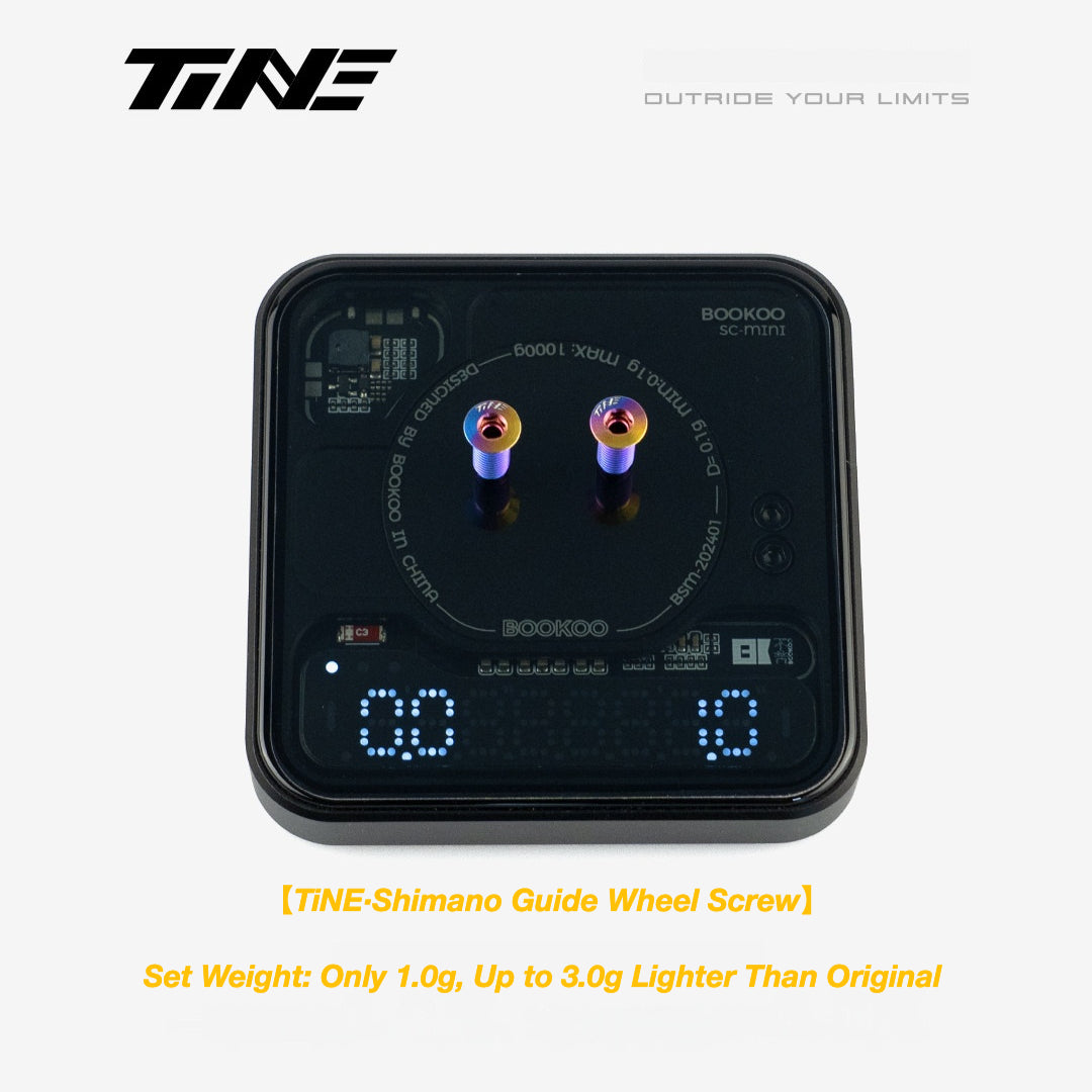TiNE Titanium Shimano Jockey Wheel Bolts | Ultra-Light Road Bike Pulley Bolts