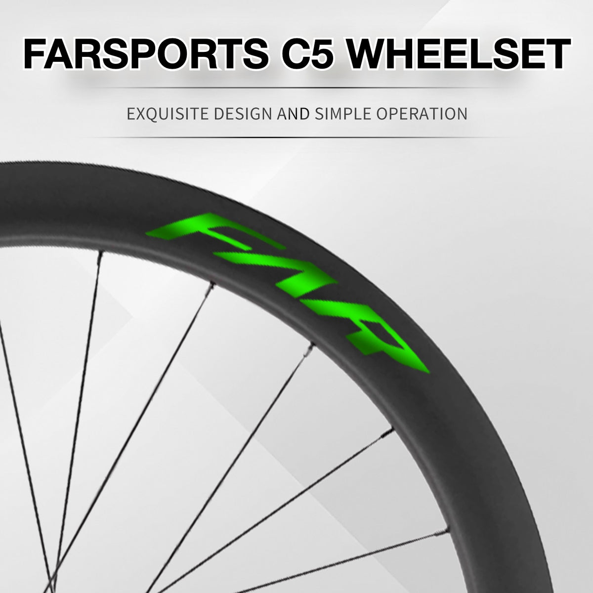2025 FARSPORTS C5 Wheel Decal Sticker Kit – Logo Cover & Color Change