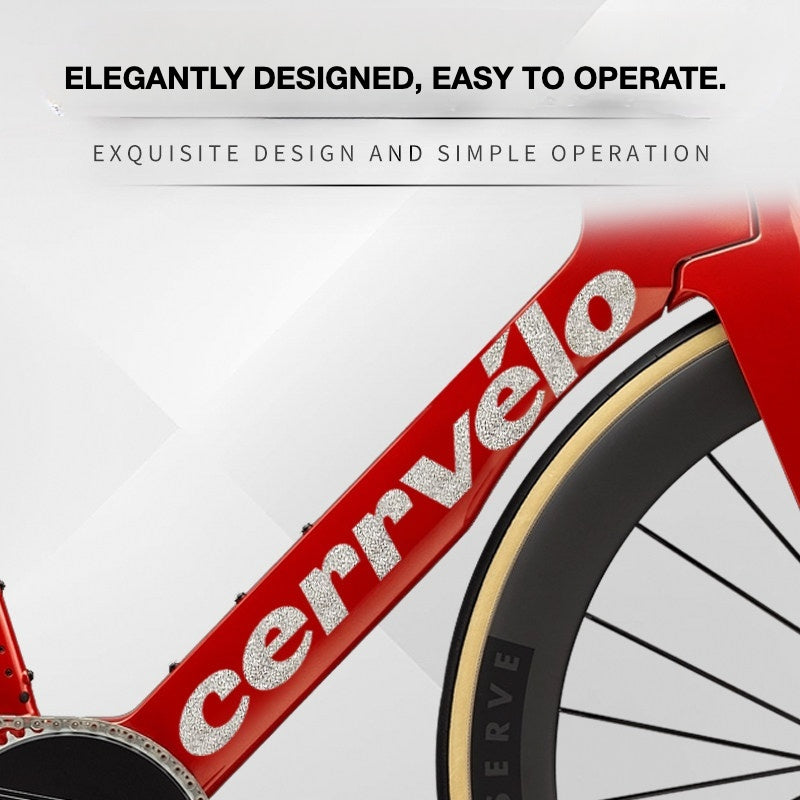 Custom OEM Logo Decals for 2026 Cervélo S5 Road Bike Frame | Waterproof Overlay Stic(Please leave your frame size in the order notes when placing your order.)
