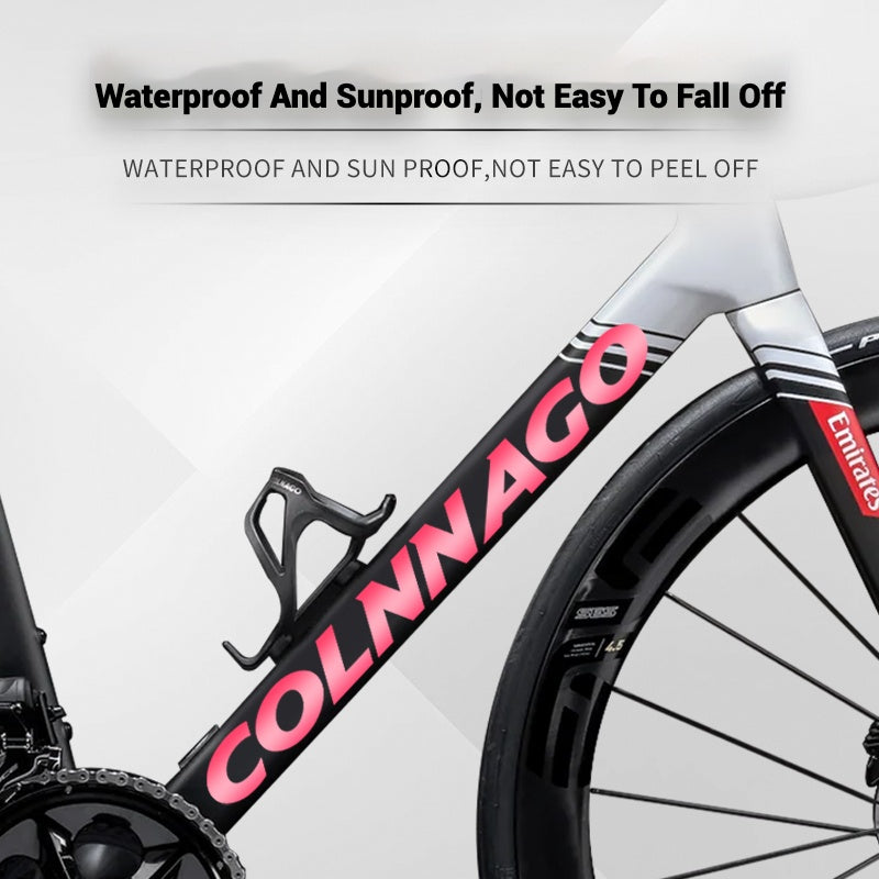 Colnago V5RS Logo Decal Set (2× Downtube + 1× Headtube)|Custom Frame Color Change Stickers|35+ Colors