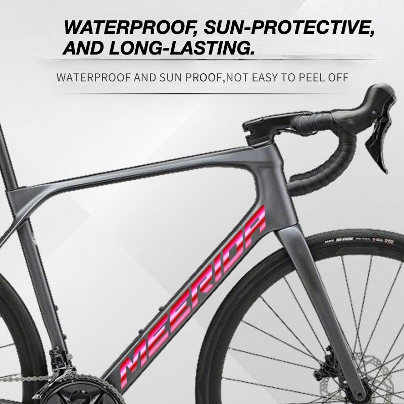 Custom OEM Logo Decals for Merida Scultura Endurance Road Bike Frame | Waterproof Overlay Stickers