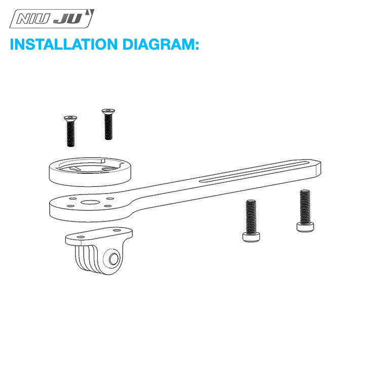 NIUJU Canyon H31 / CP10 / CP20 / CP18 Computer Mount | Aero Integrated Cockpit Extension Mount