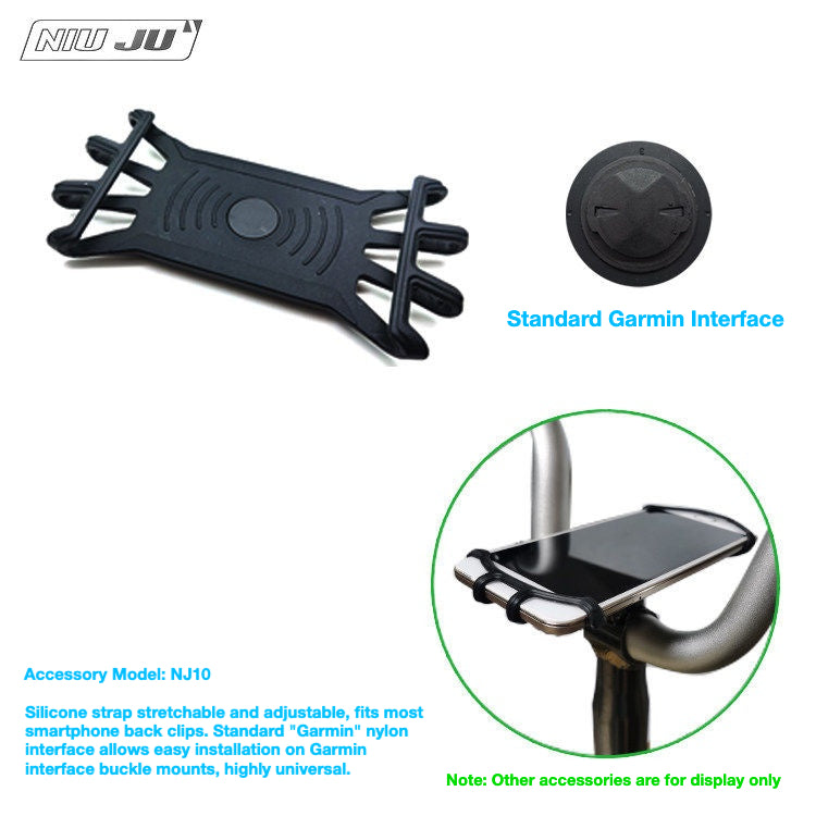 NIUJU Brompton Computer Mount | Garmin Phone Adapter GoPro Front Mount