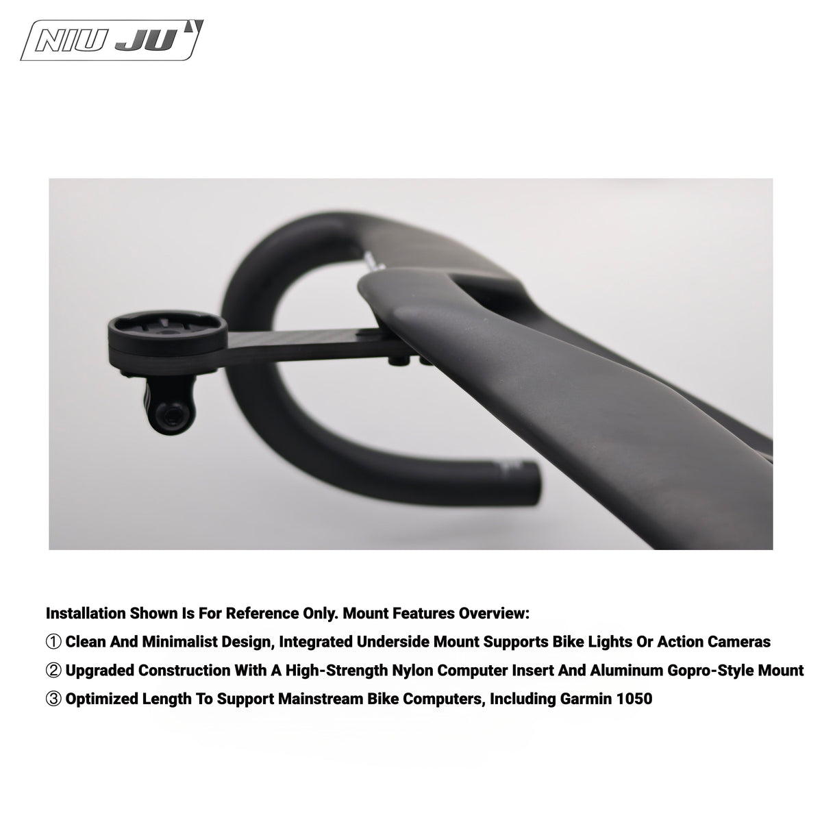 NIUJU Carbon Computer Mount for Cervelo S5 / R5 / Aspero MY2026+ (HB19 / HB18 / HB16 Bars)