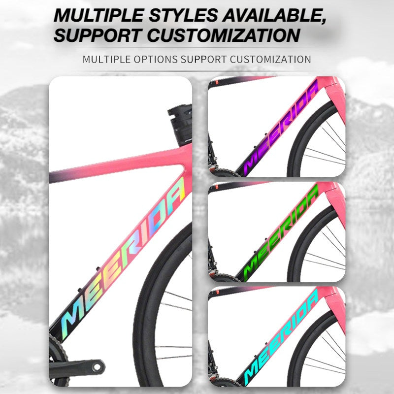 Custom OEM Logo Decals for Merida Scultura Carbon Road Bike Frame | Waterproof Overlay Stickers