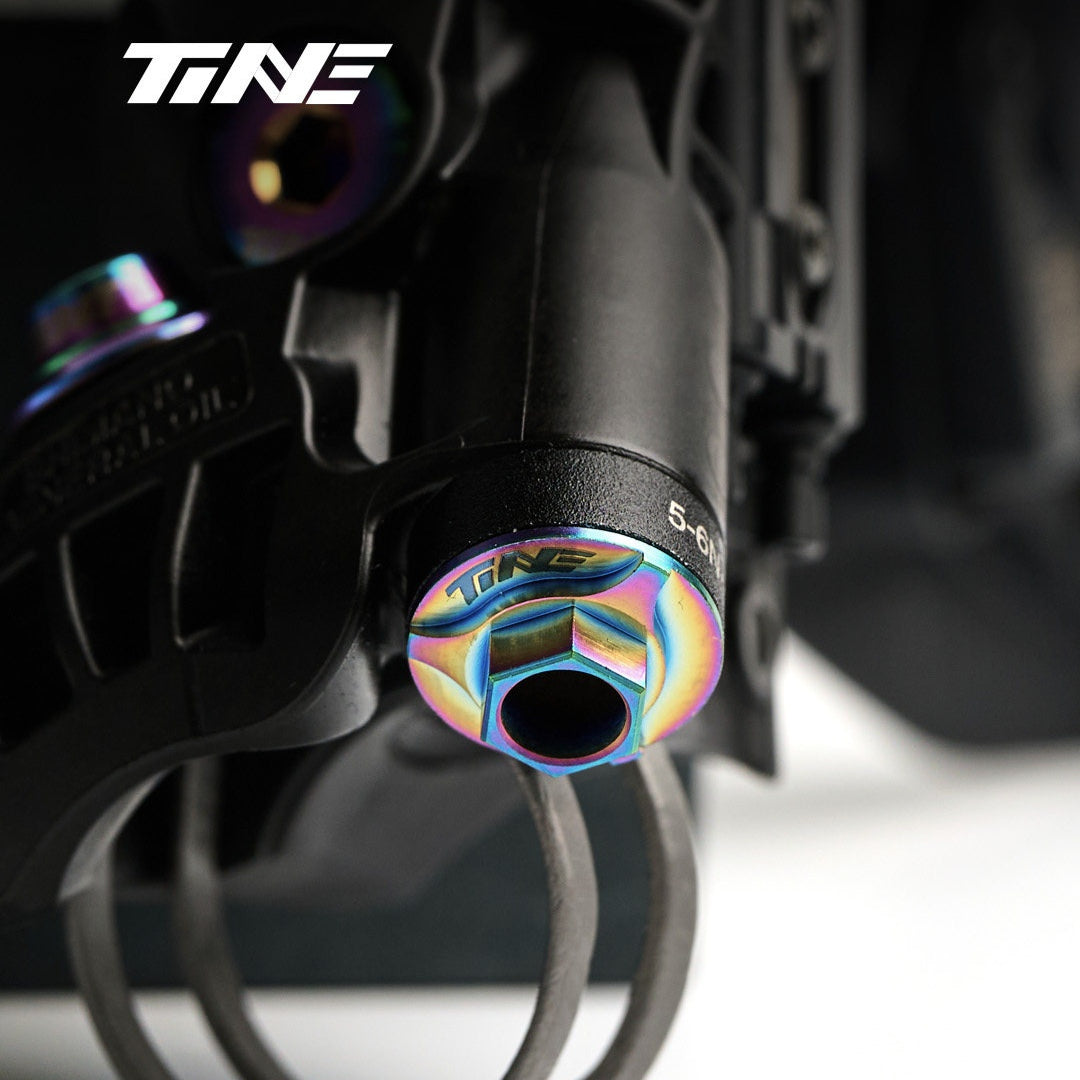 TiNE Titanium Shimano Shifter Hydraulic Hose Clamping Bolt | Ultra-Light Road Bike Upgrade