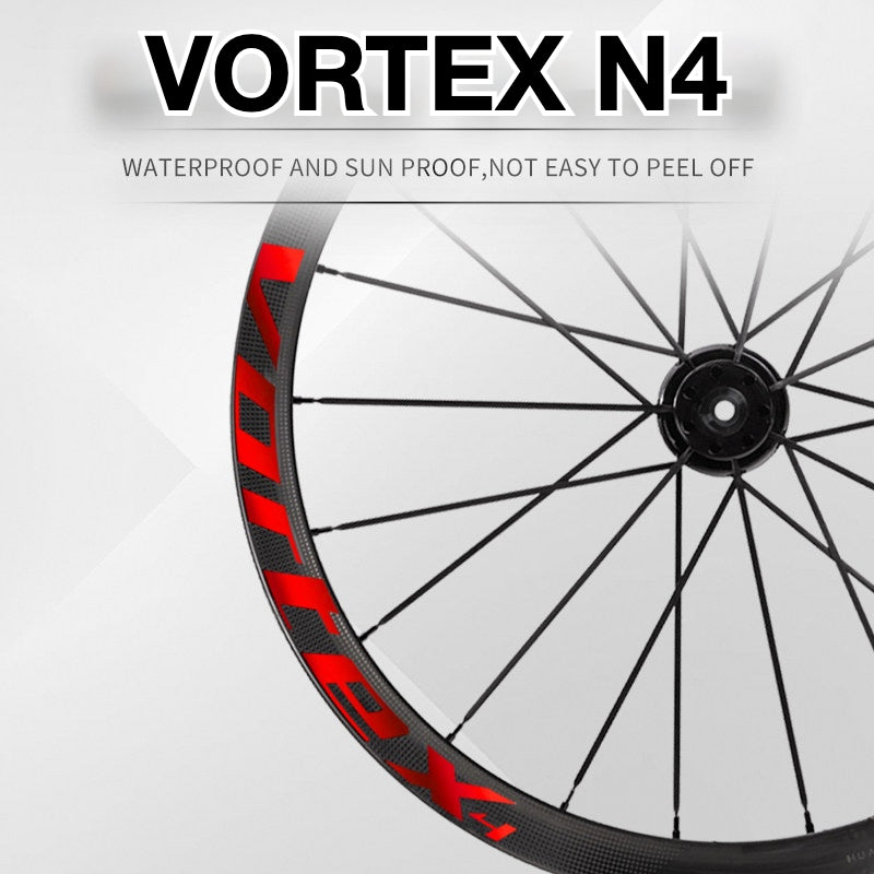 Vortex N4 Wheel Decal Sticker Kit – Logo Cover & Color Change