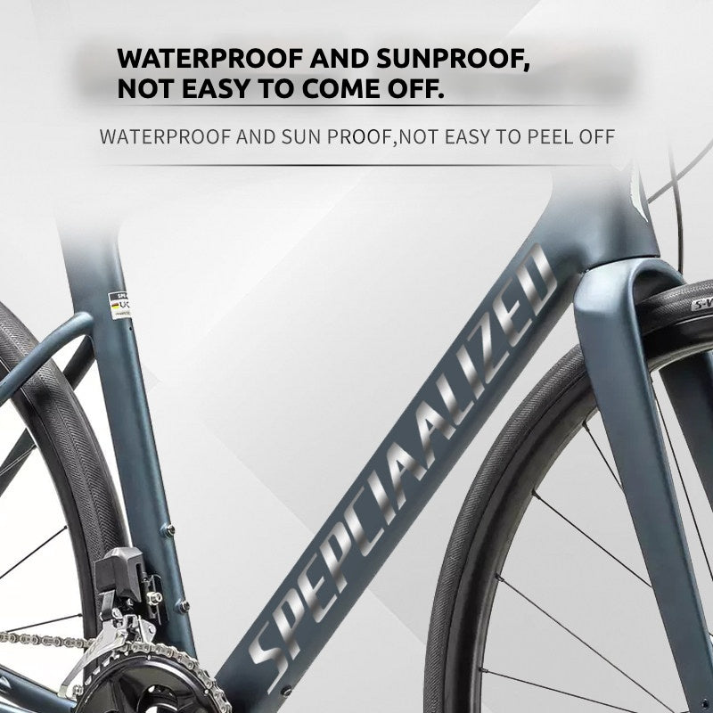 Autocollant de couverture de logo de cadre Specialized Roubaix SL8 | Autocollant personnalisé imperméable pour cadre de vélo de route